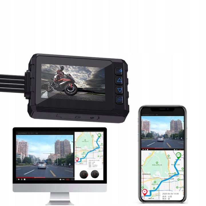V3 REJESTRATOR JAZDY MOTOCYKLEM PODWÓJNY OBIEKTYW EAN (GTIN) 6925922988677