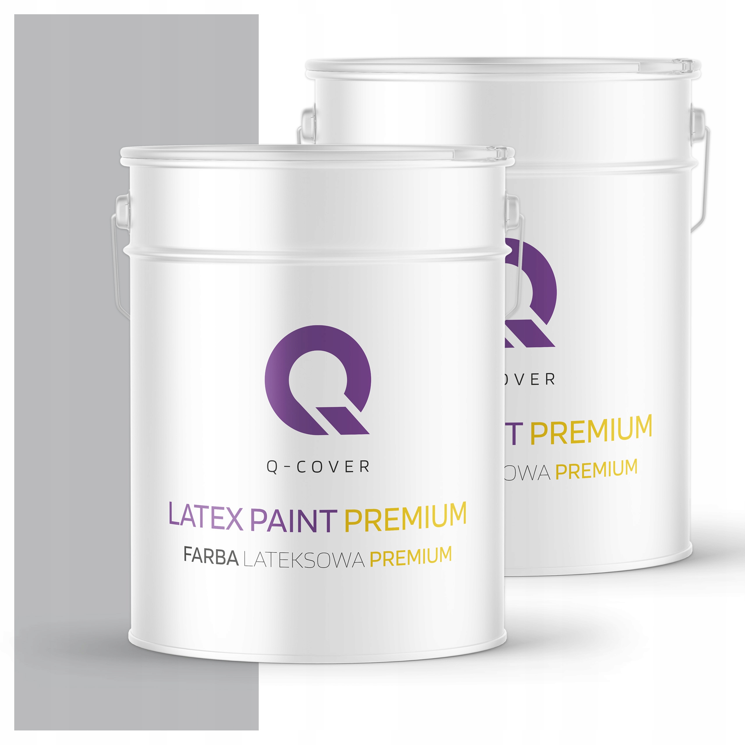 Farba odolná voči škvrnám Umývateľná na steny stropov 10L Hlboká matná šedá H1050