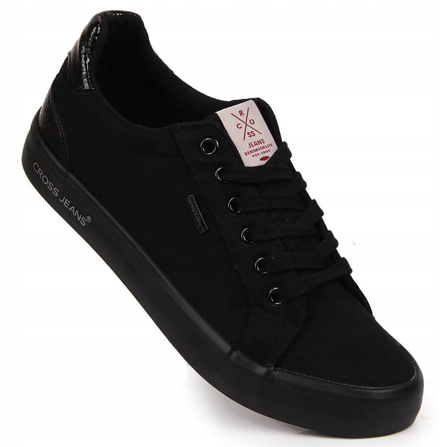 

Trampki tekstylne czarne Cross Jeans JJ2R4039C 37