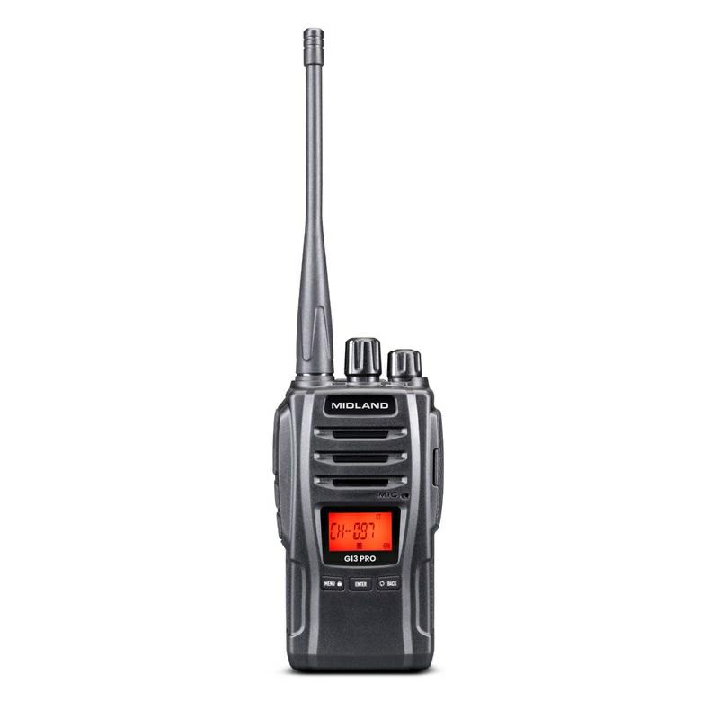 Krótkofalówka Midland G13 Pro IPX4 radiotelefon PMR446 Lpd