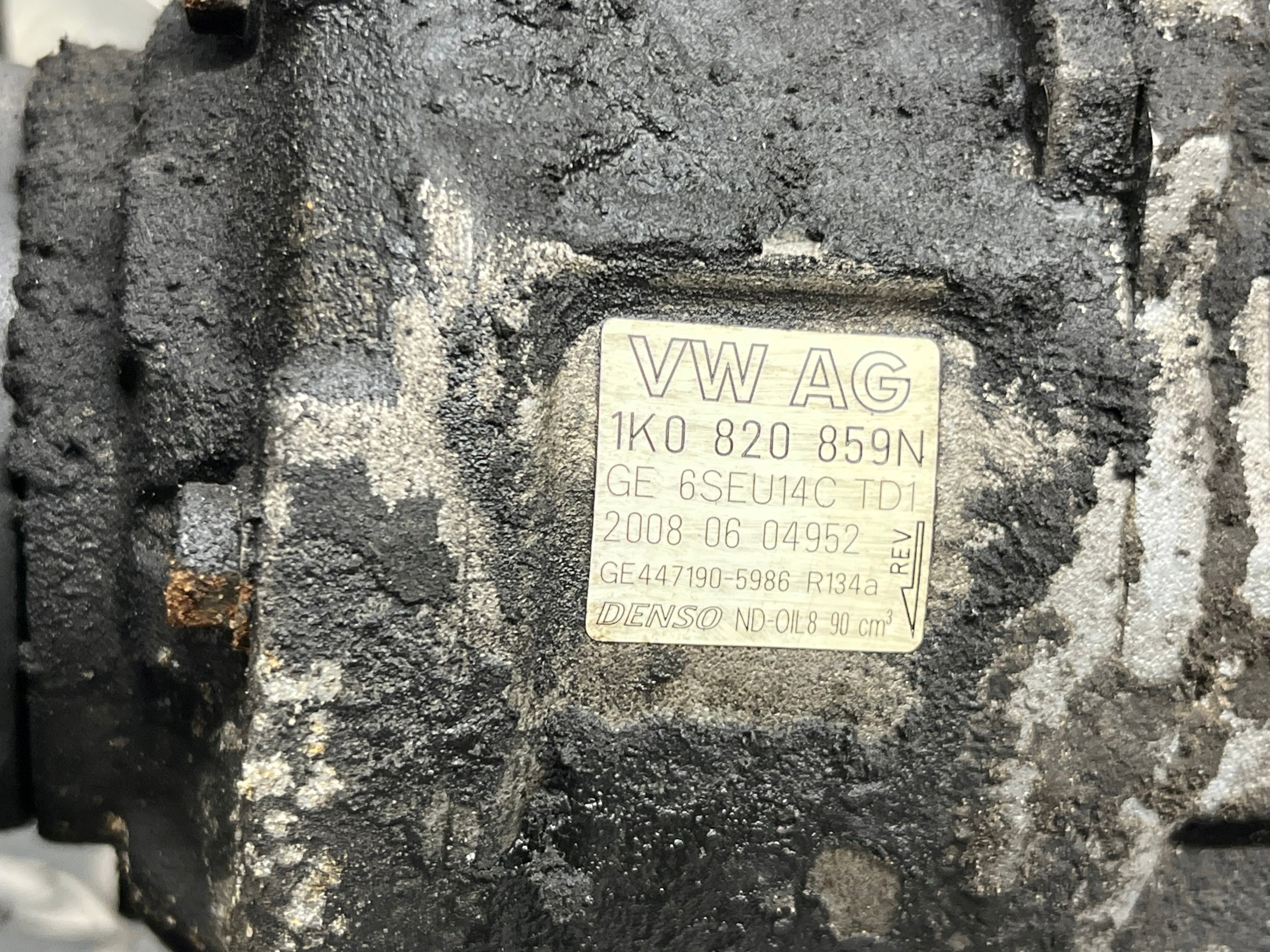 Klimakompressor klimaanlage VOLKSWAGEN EOS 1K0820859N