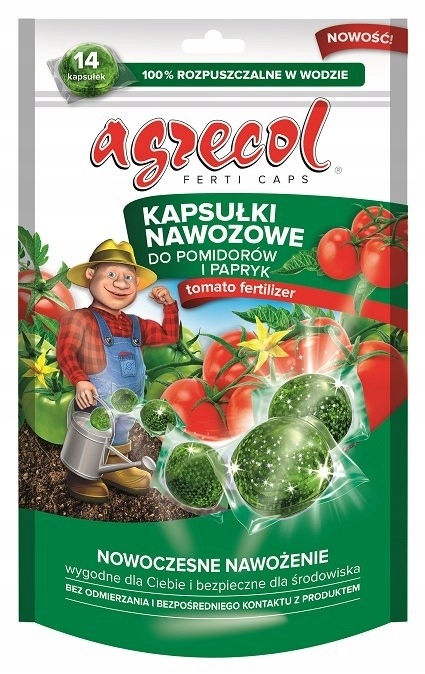 

Kapsułki nawozowe do pomidorów i papryk 210 g Agre