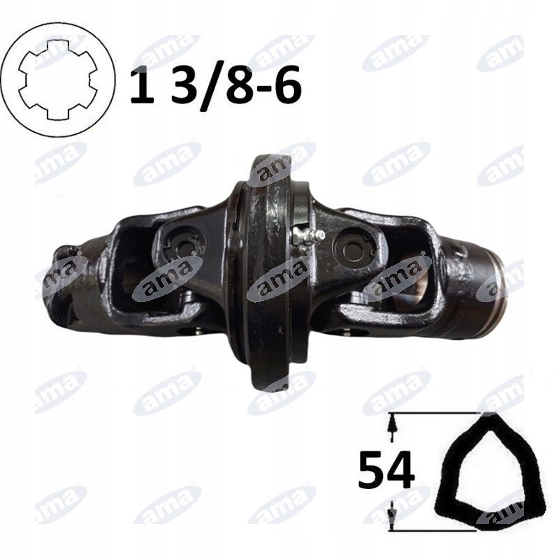 Kompletní homokinetický kloub na trubku 54 mm Smart Line 382192PSLB
