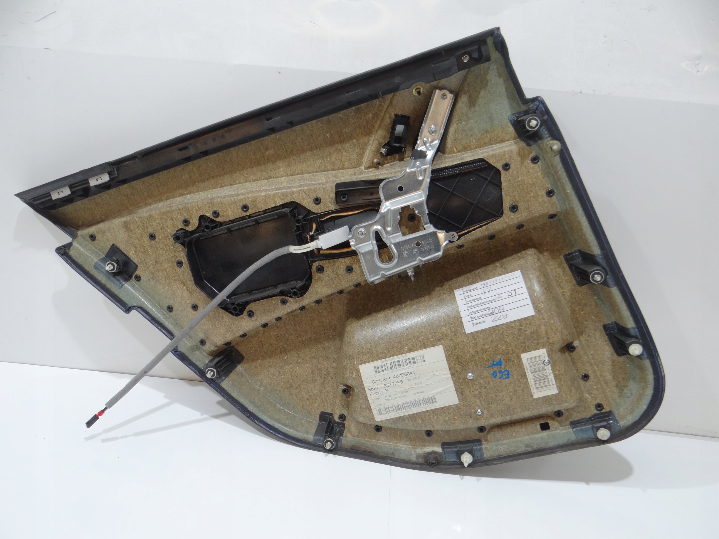 side upholstery door right rear part BMW 5 E60 OE