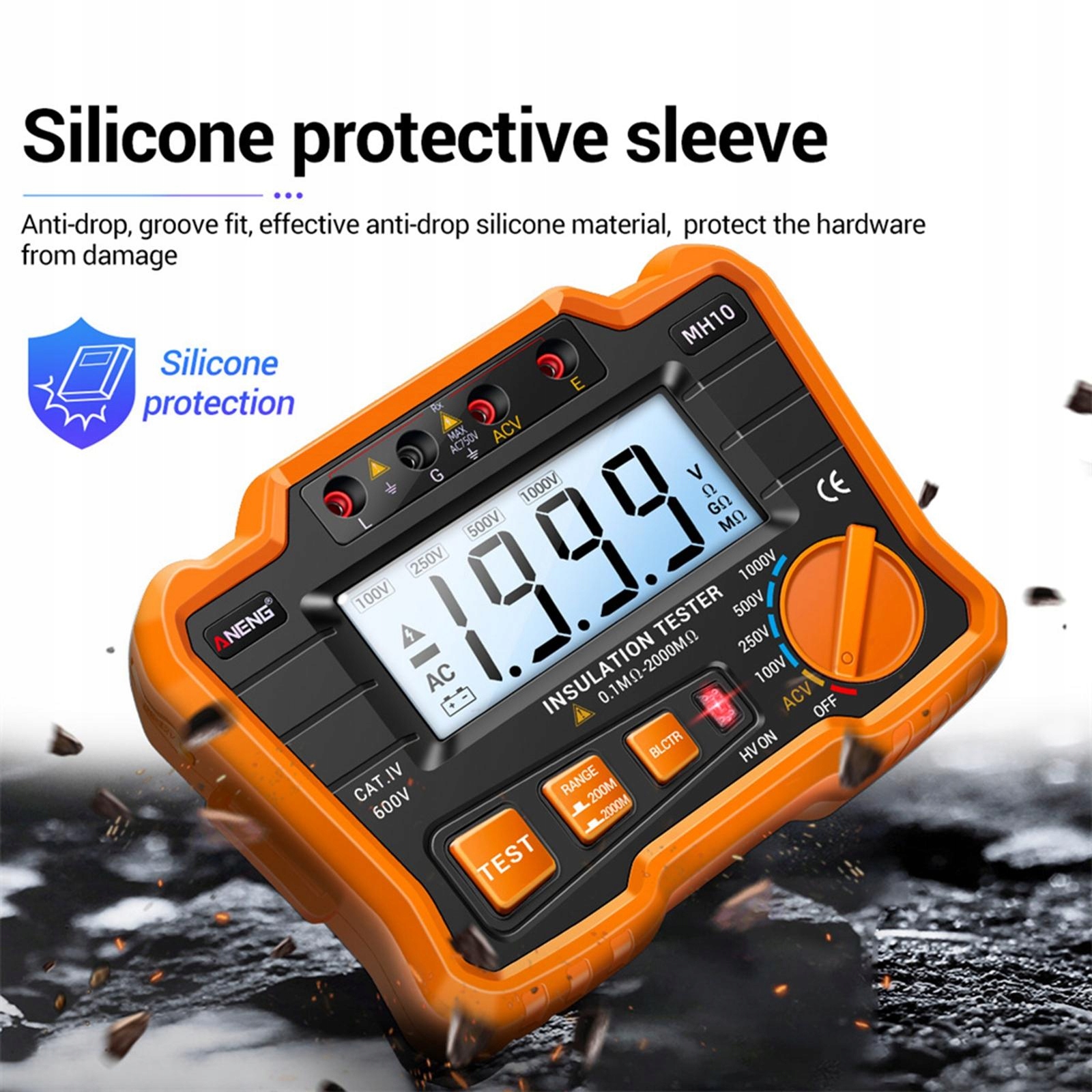 Multimetr do testowania izolacji MH10 z walizką AC Kod producenta inna-73023904