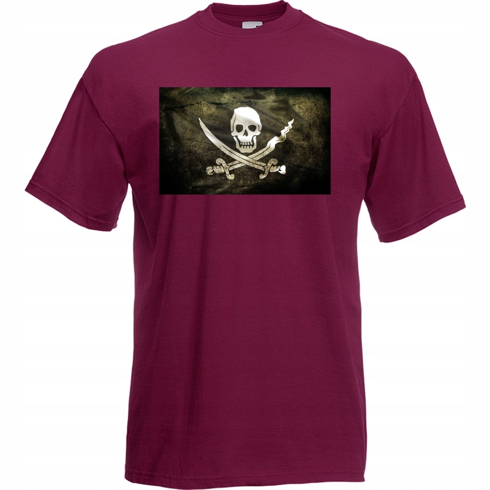 

Koszulka z nadrukiem flaga piracka Jolly Roger L