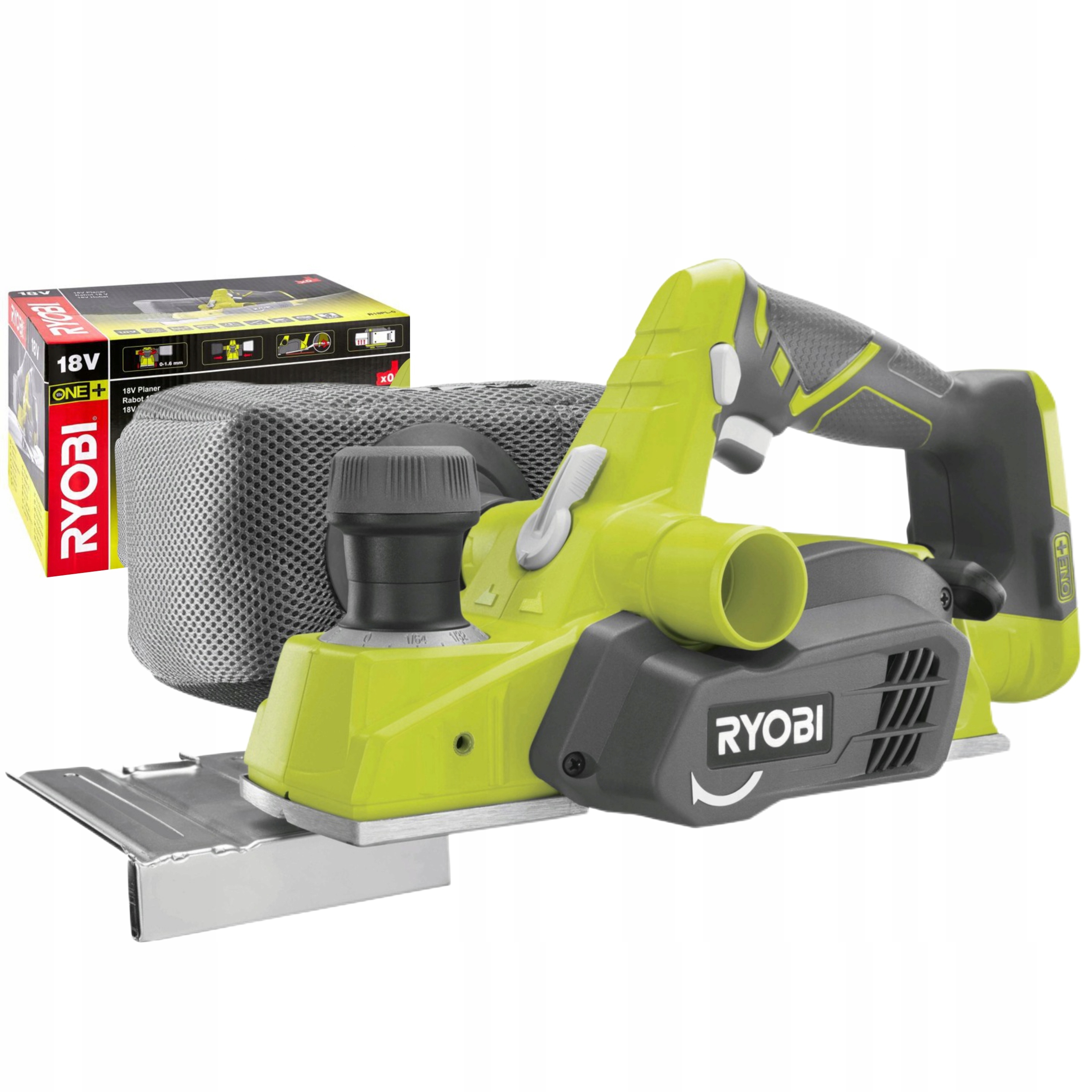 Ryobi Akumulátorový Hoblík System One+ 18V Solo Bez Akumulátoru R18PL-0