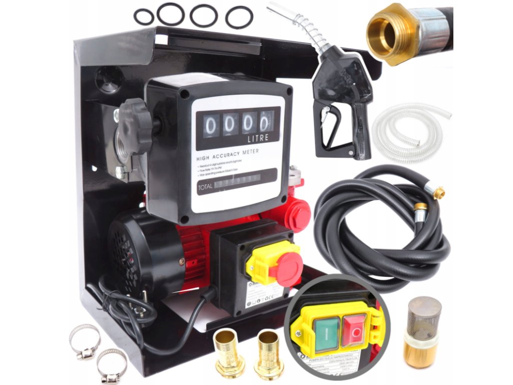 Naftová čerpacia stanica s počítadlom 600W 230V, samonasávacia M79929