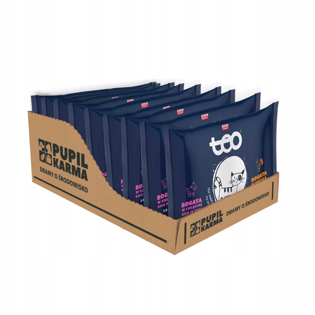 Levně Krmivo mokré pro kočky Teo Kitten 9 x (4 x 85 g) MIX