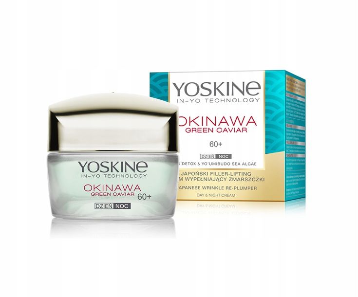 Yoskine Okinawa Green Caviar 60+ Krém Vyplňující Vrásky Na Den I No
