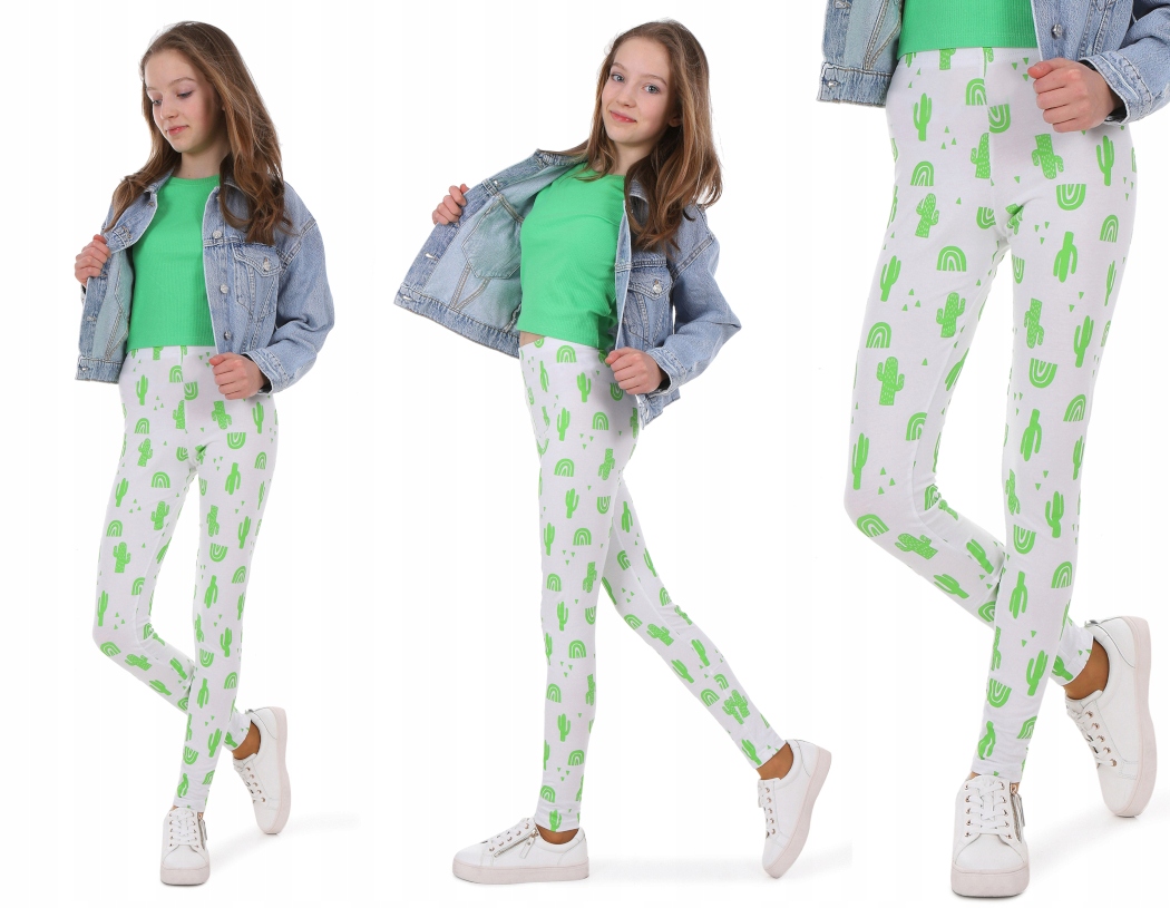 

Legginsy wzorzyste getry Nadruki 146 Kropek 037