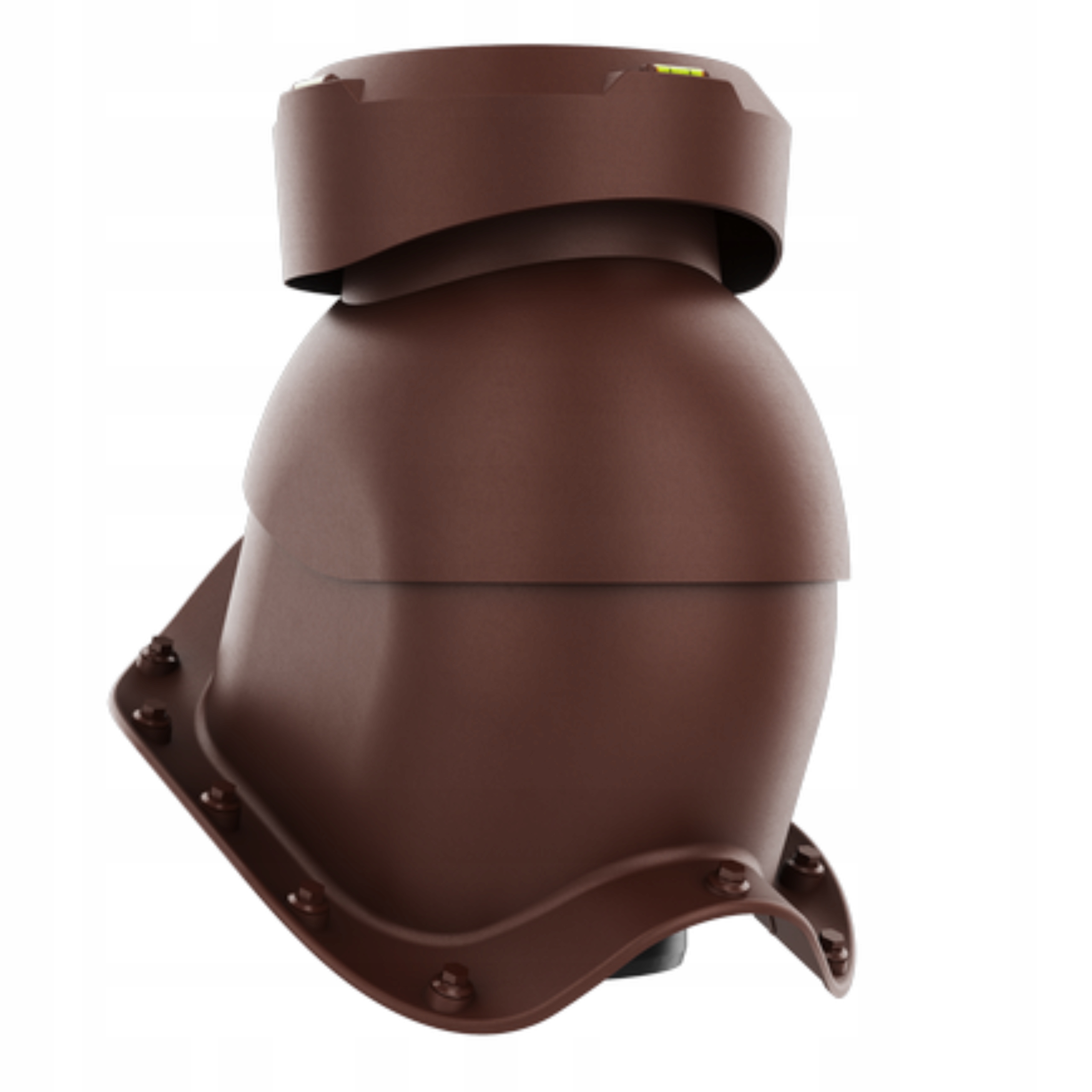 Krbový kanalizační ventilátor fi110 pro vlnitou desku Bronz 8017