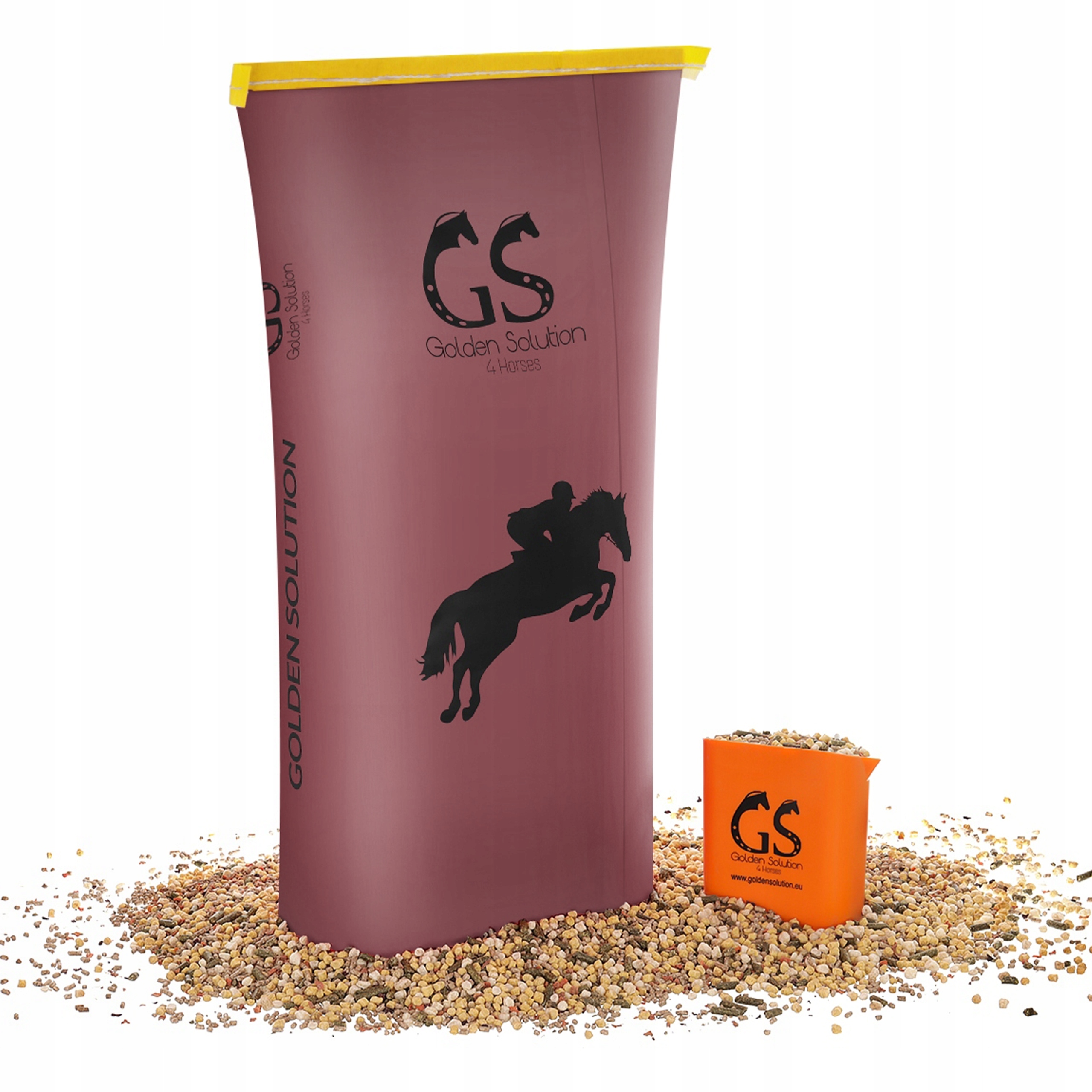 Krmivo pro vředové koně British Mash Golden Solution 4 Horses 20 kg