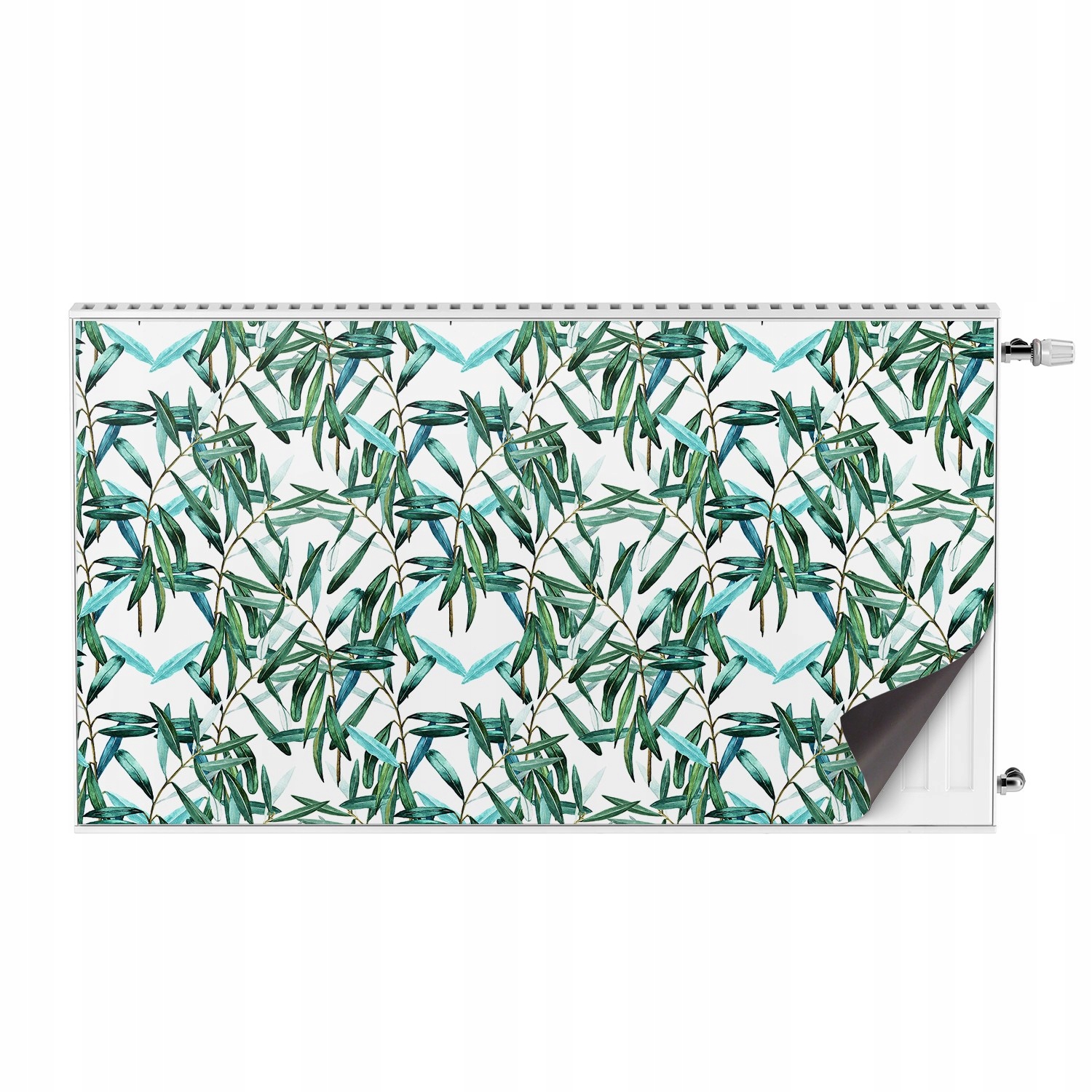 Kryt na radiátor 110x60 Listy květy příroda