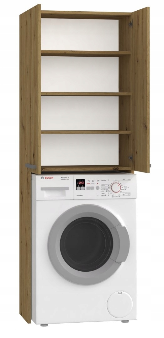 SZAFKA DO ŁAZIENKI NAD PRALKĘ POLA DD DĄB ARTISAN Głębokość mebla 30 cm