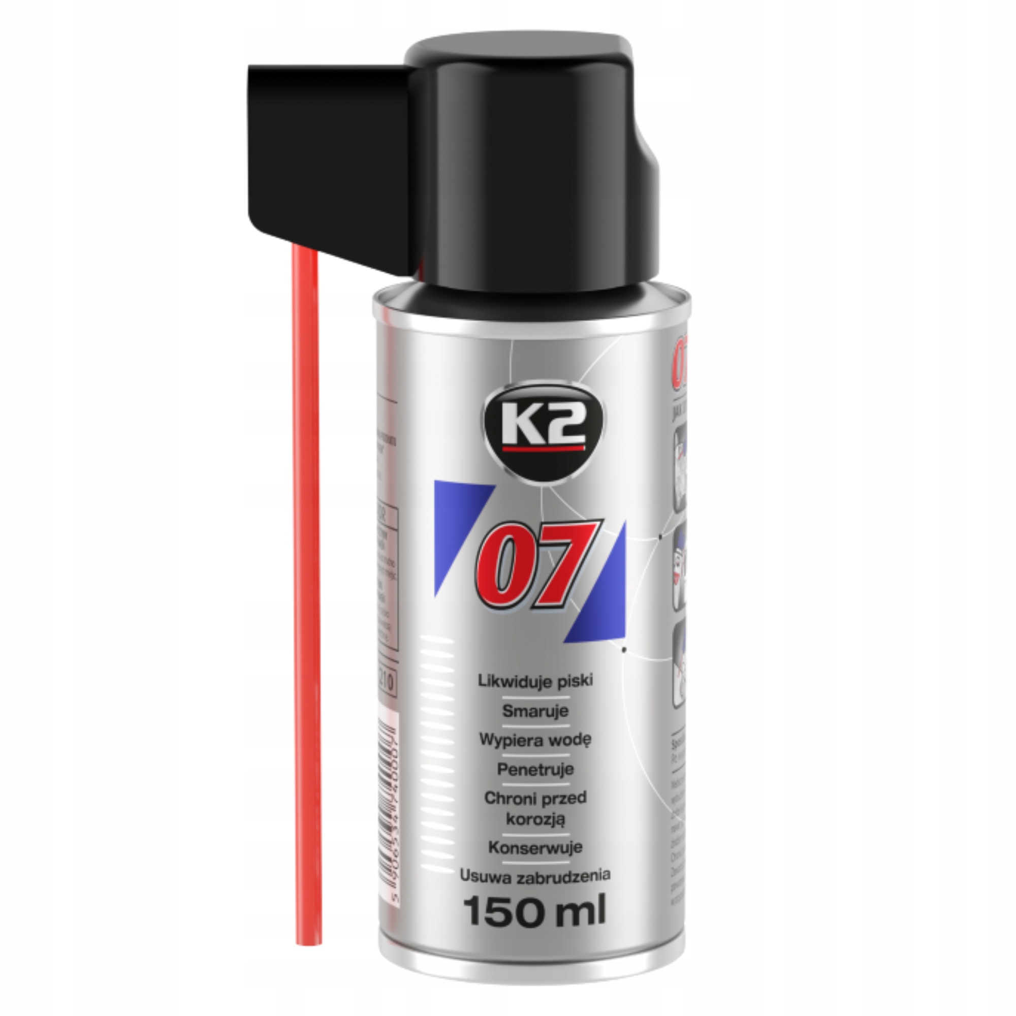 Odtłuszczacz odrdzewiacz smar zamków zmywacz uniwersalny spray K2 150ml