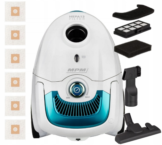 

Odkurzacz workowy Mały Mocny Mpm MOD27 700W HEPA13