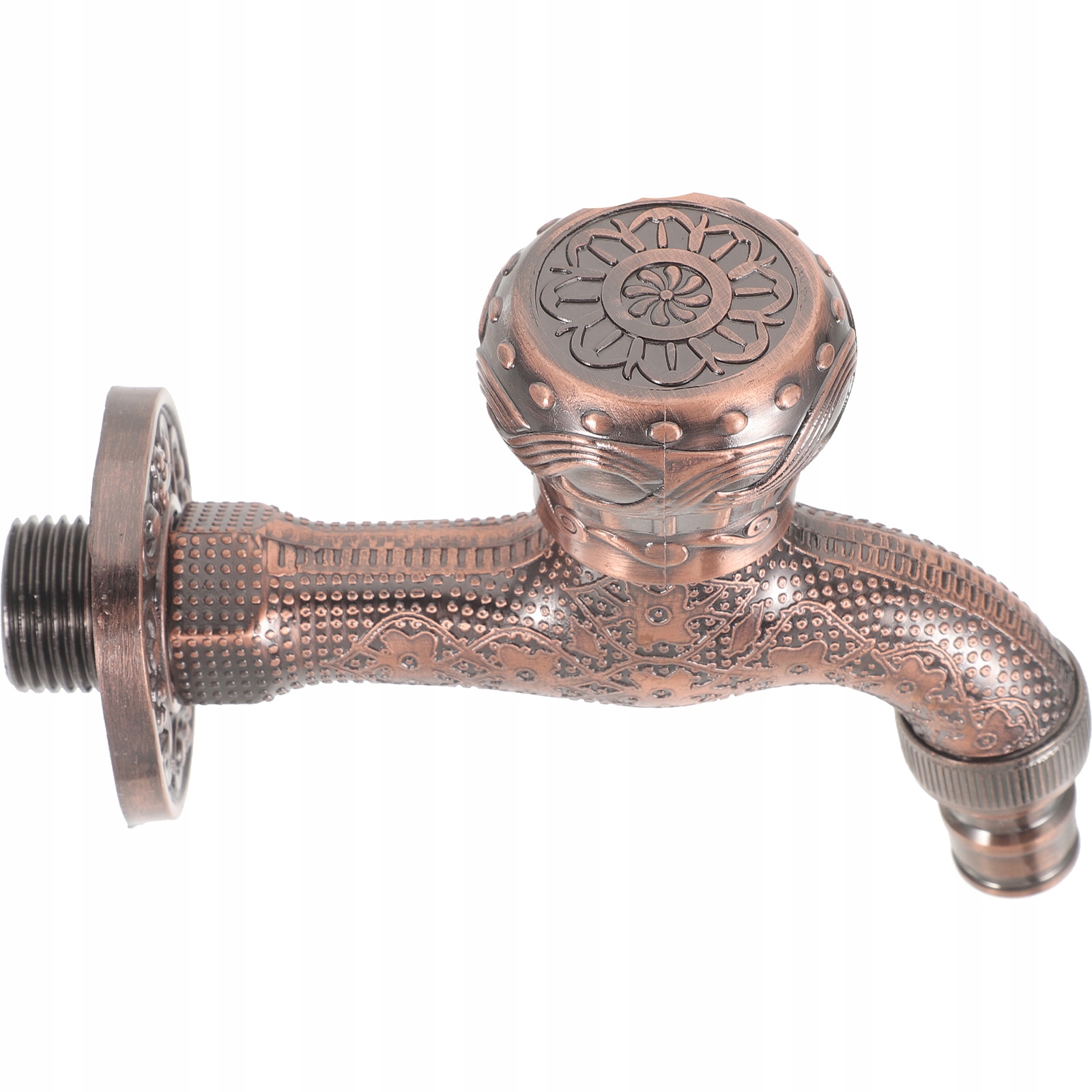 Kran na wodę. Zabytkowy kran. Pojedynczy zimny kran