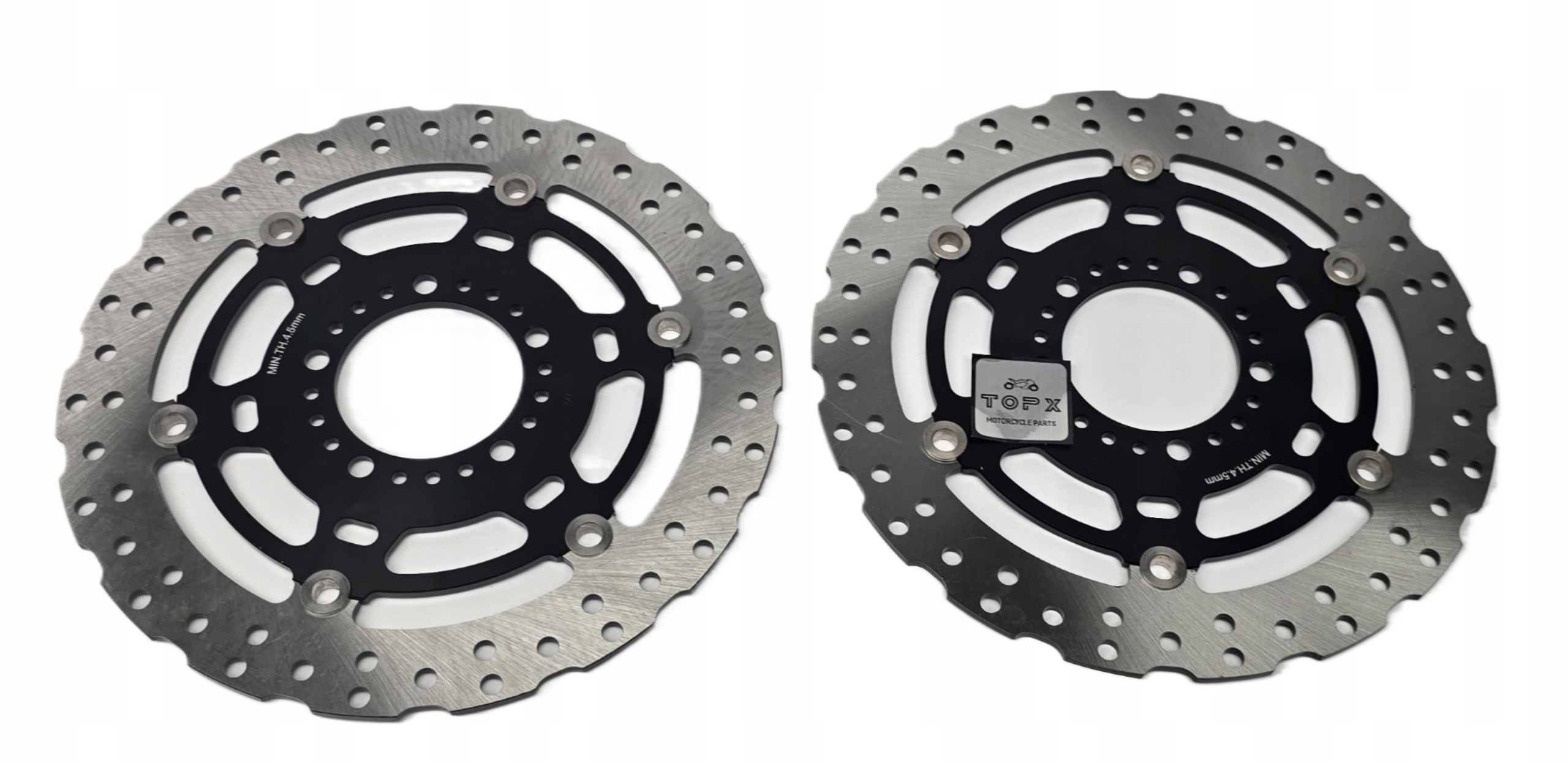Kotúč brzdový 2ks Kawasaki ZX6R 636 Z800 Z1000 GTR1400 ZX14 TopX