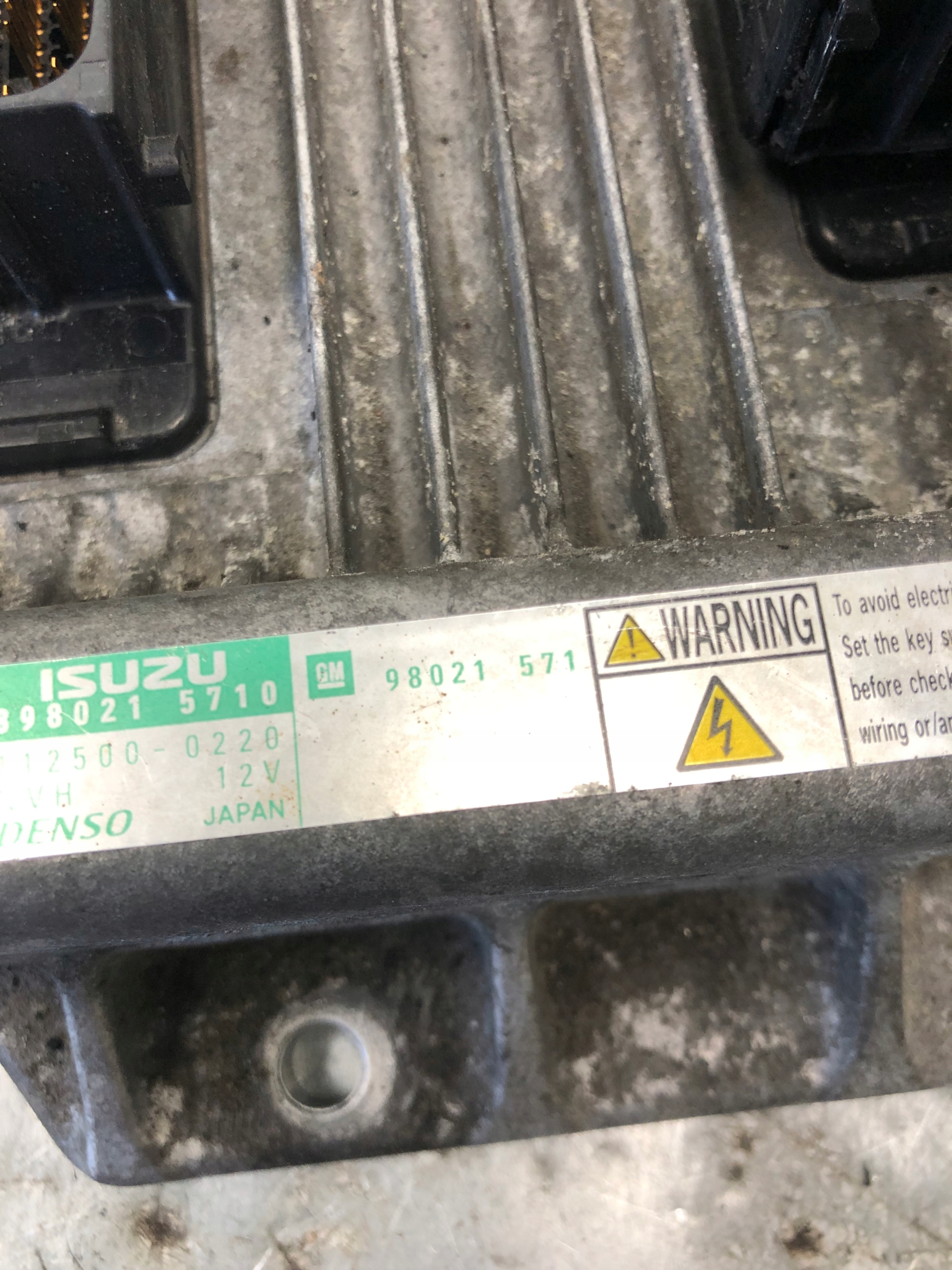 Computer DES MOTORS OPEL 98021571