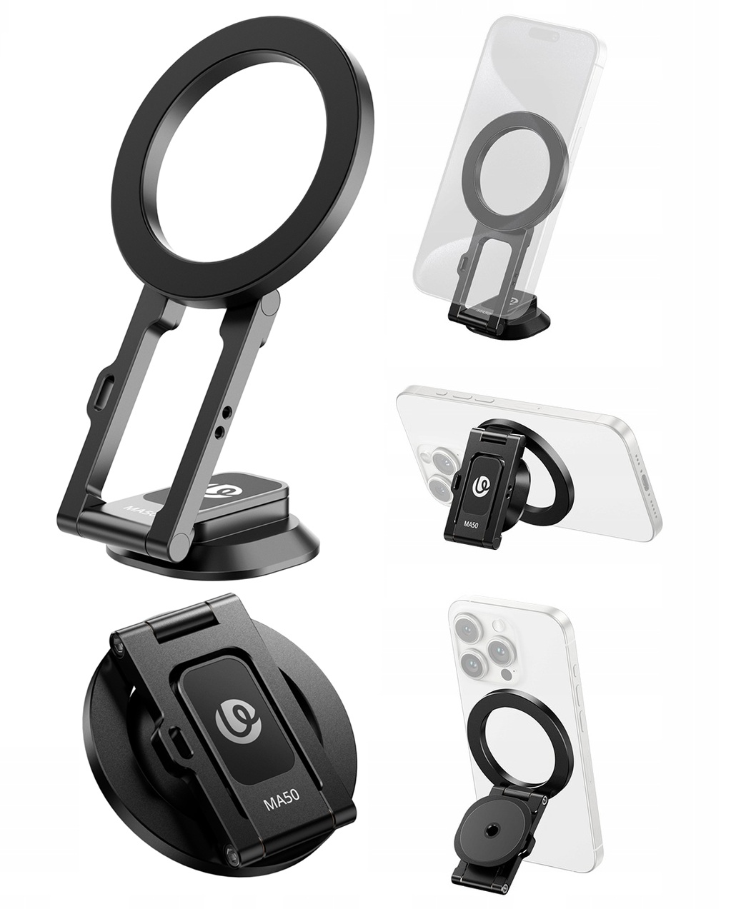 Uchwyt Mocowanie Magnetyczne Magnes Grip 1/4'' do Telefonu Smartfona Ulanzi