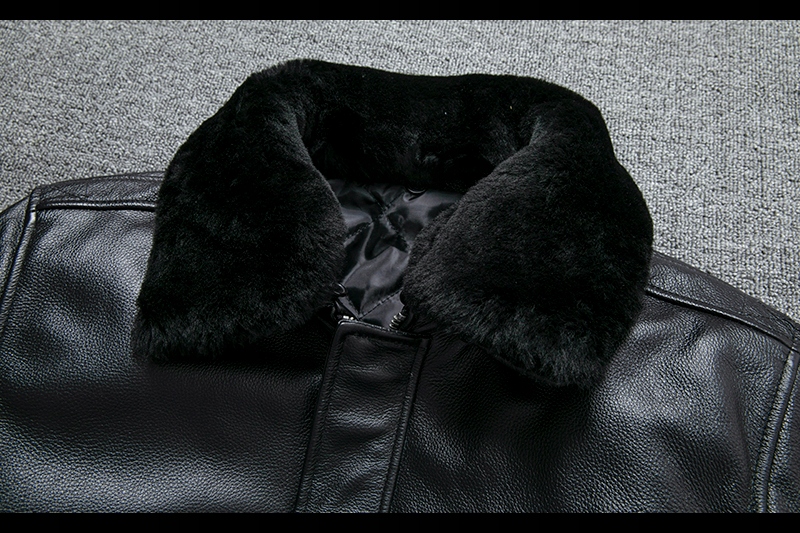 KURTKA ZIMOWA SKÓRZANA WOJSKOWA AIR FORCE CZARNA Rodzaj pilotka