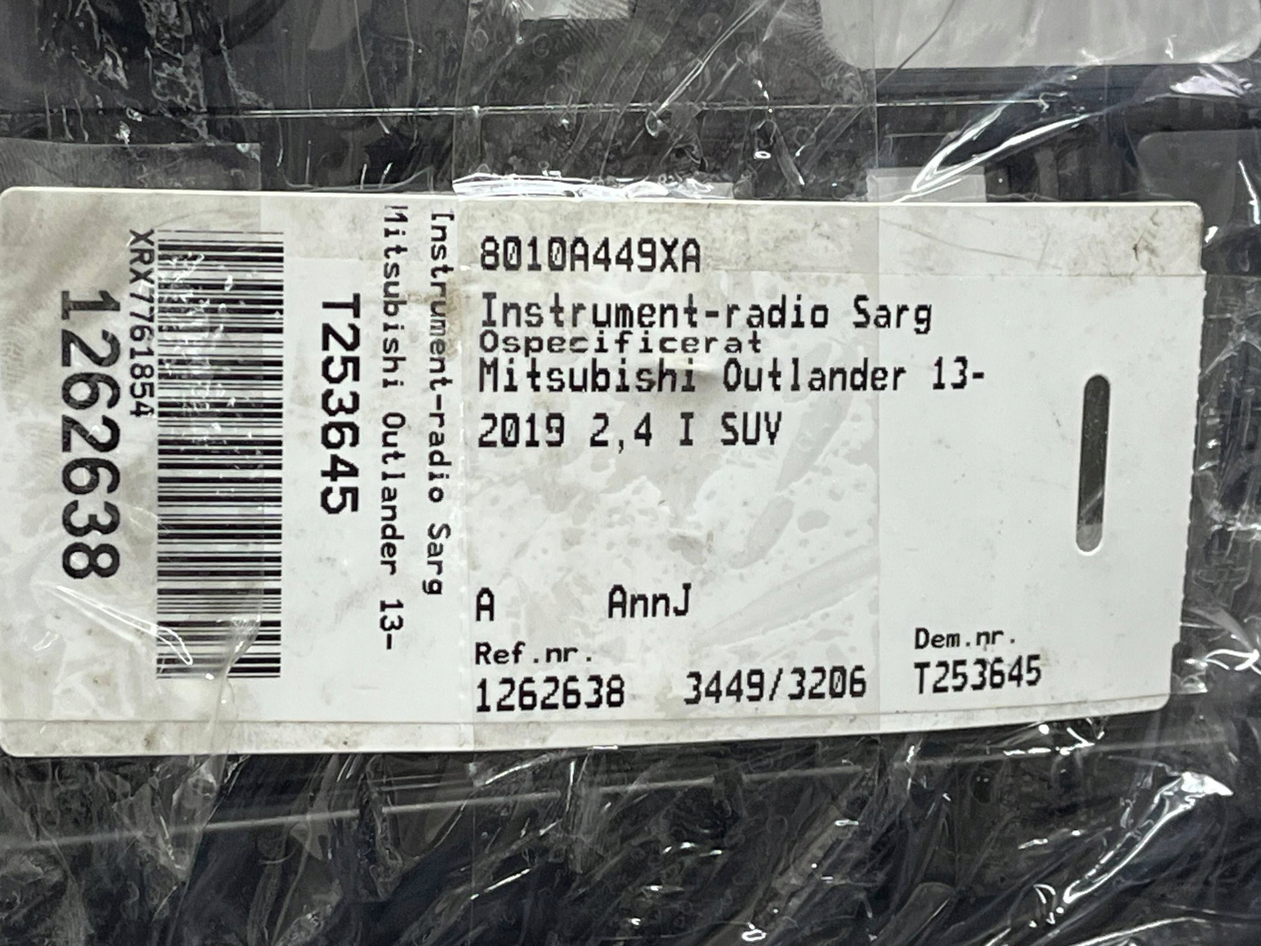 PANEL interna Mitsubishi Outlander 8010A318
