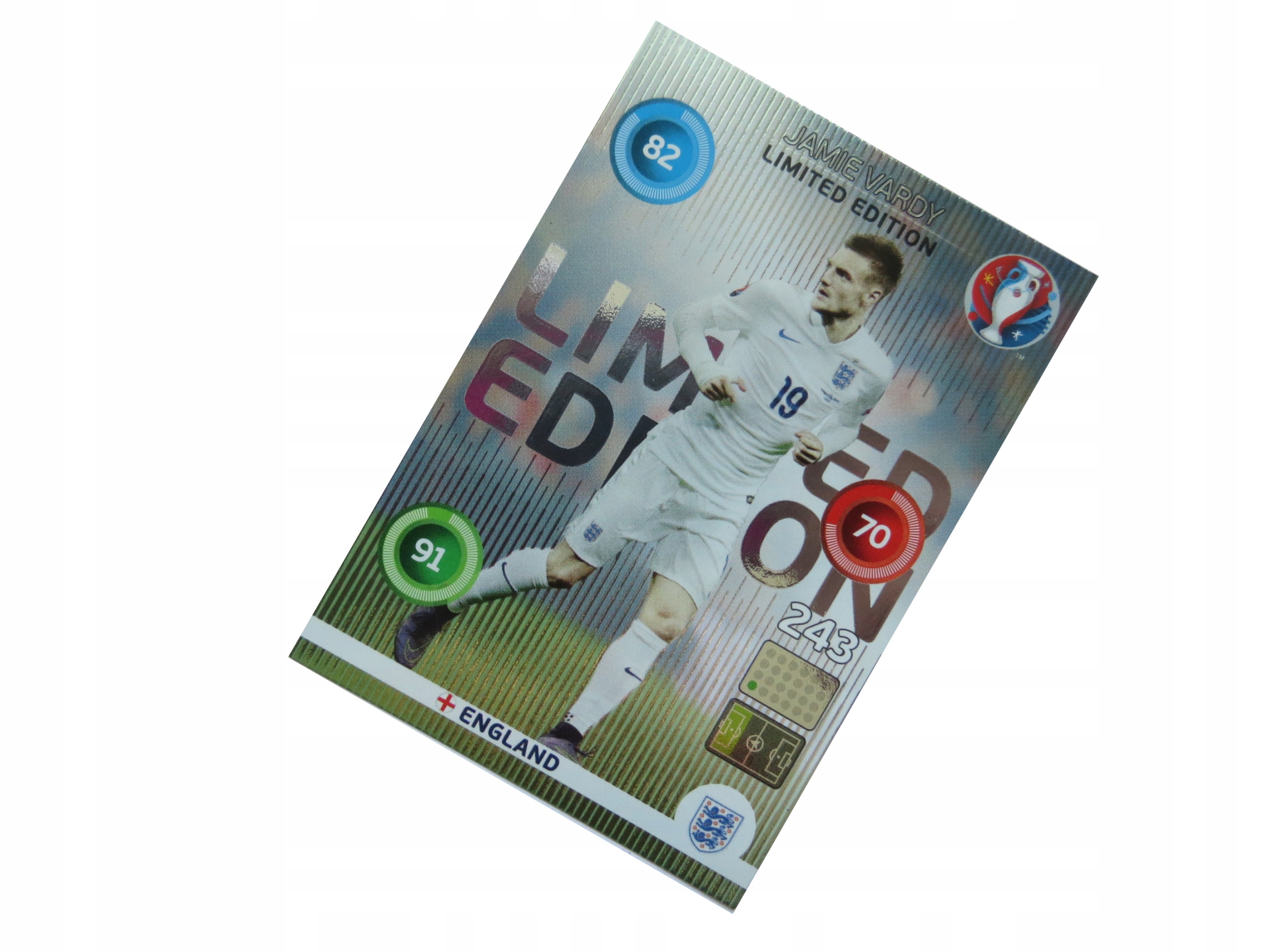 Panini Uefa Euro 2016 Karty Piłkarskie Limited Jamie Vardy England