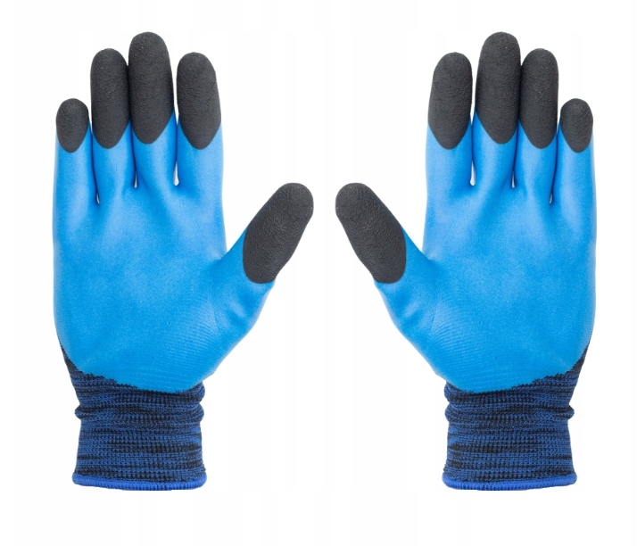 RĘKAWICE RĘKAWICZKI SUPERTECH BLUE FIX PIANKA LATEX FOAM MOCNE MIĘKKIE 8 Model BlueFix