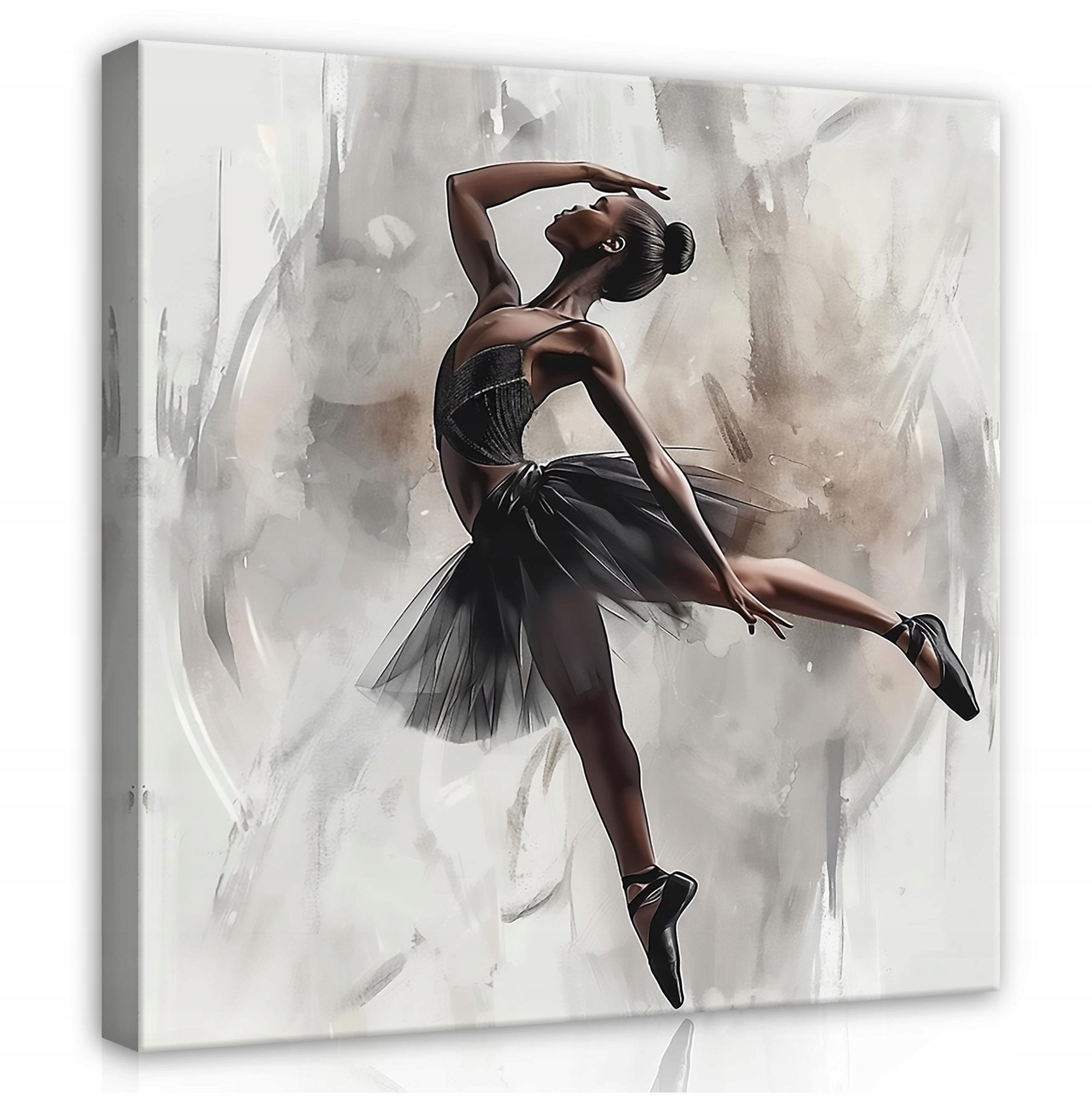 Obraz Baletka Žena Čtverec Na Plátně Stěna Do Ložnice Obývacího Pokoje 80x80