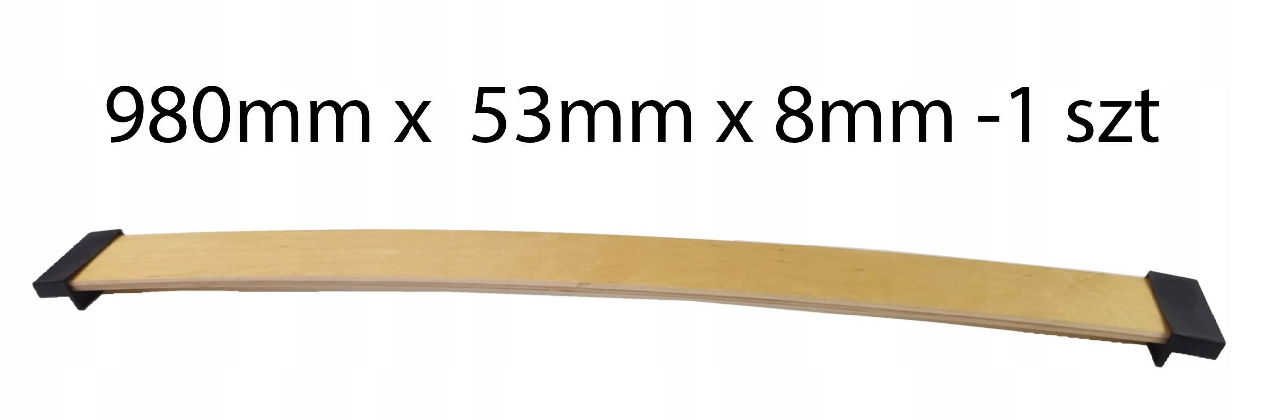 Listwa sprężynująca sprężysta 980mm z uchwytami