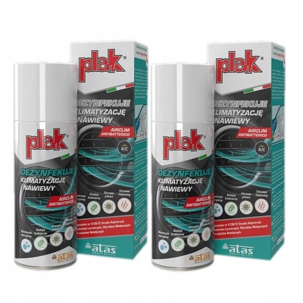 ATAS PLAK AIR CLIM odgrzybiacz klimatyzacji 2 x 200ml