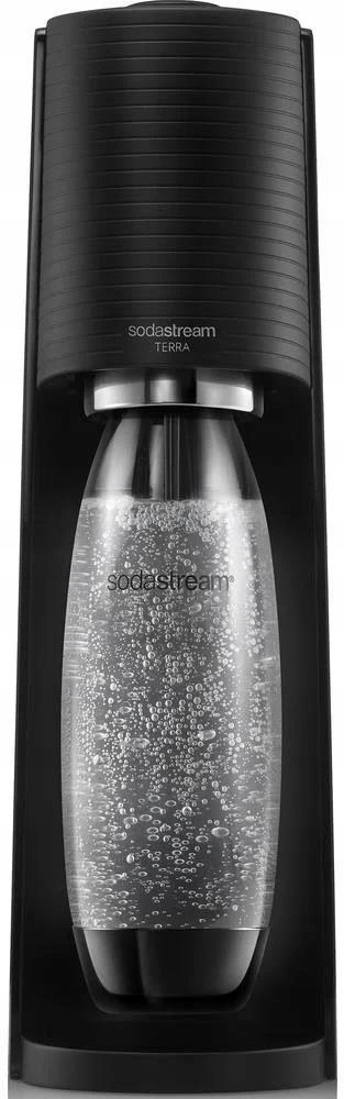 SodaStream Terra Black výrobník sody, mechanický, 1l láhev SodaStream…