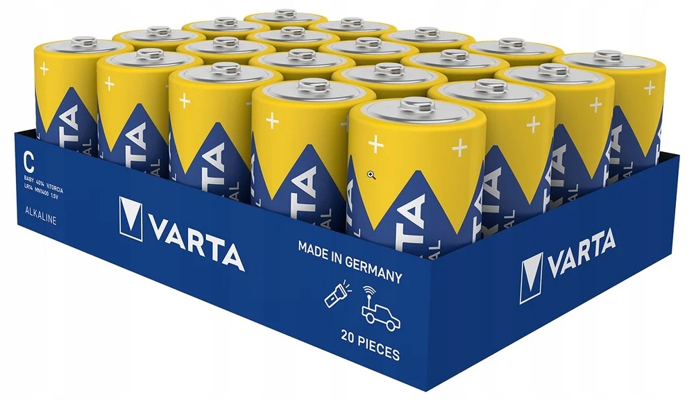 

Baterie Alkaliczne Varta LR14 R14 C 1.5V 20 Szt.