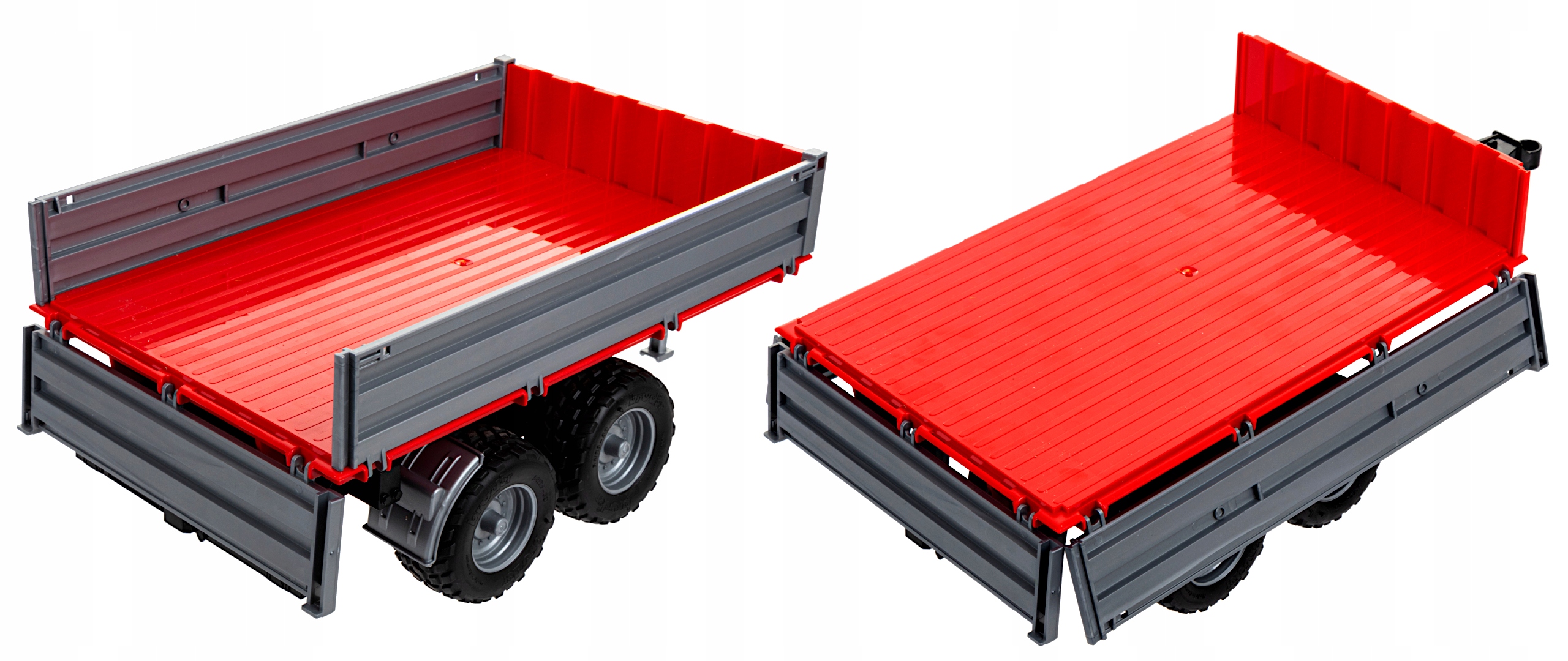 Traktor Ursus C-360 żółty z przyczepą zestaw Skala 1:10