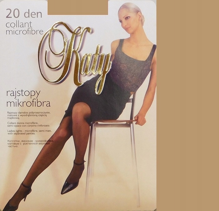

Katy Mikrofibra 20den rajstopy mat sierra 4-XL