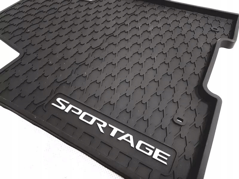 Kia gumové autokoberce Kia Sportage šedé logo