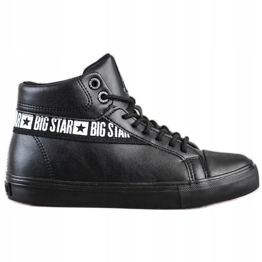 

Czarne Skóra ekologiczna Buty Big Star r.39