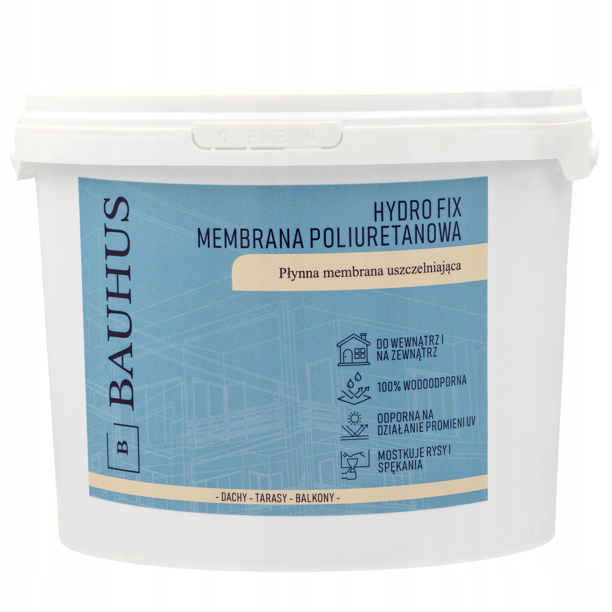 Membrána fólie tekutá lepenka hydroizolace balkonů a teras