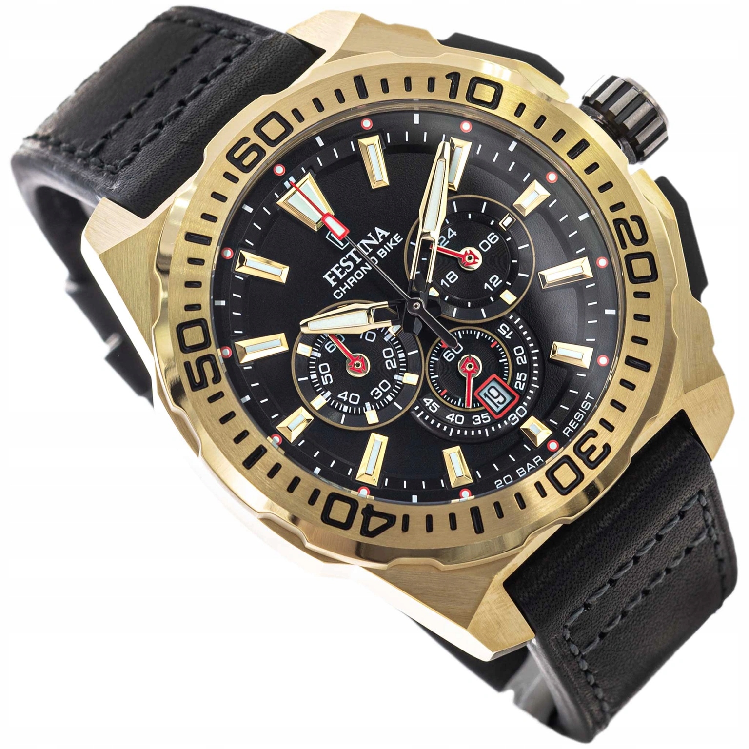 Pánské Hodinky Festina F20728/3 Chrono Bike Černé Voděodolné