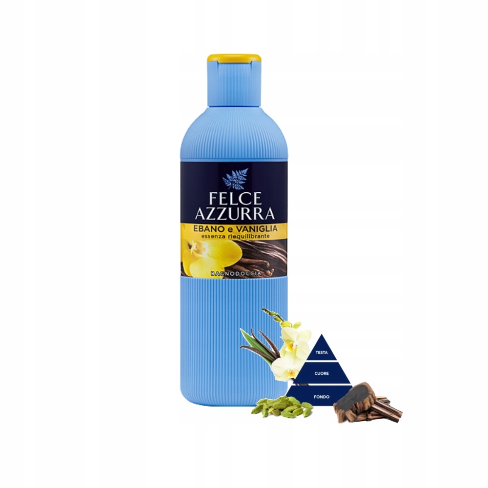 Felce Azzurra Ebano e Vaniglia Żel pod Prysznic 650 ml — 9