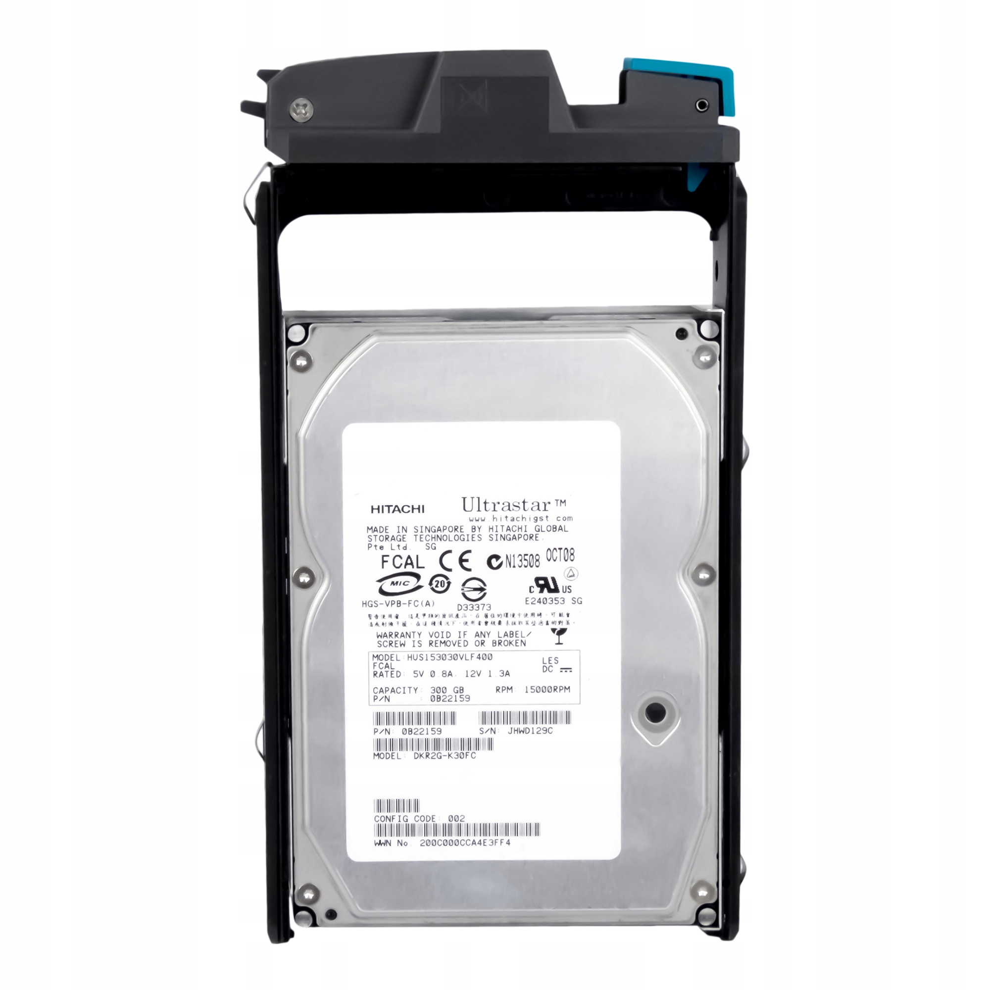

Hitachi 5529293-B 300GB 15K Fc 3.5 HUS153030VLF400