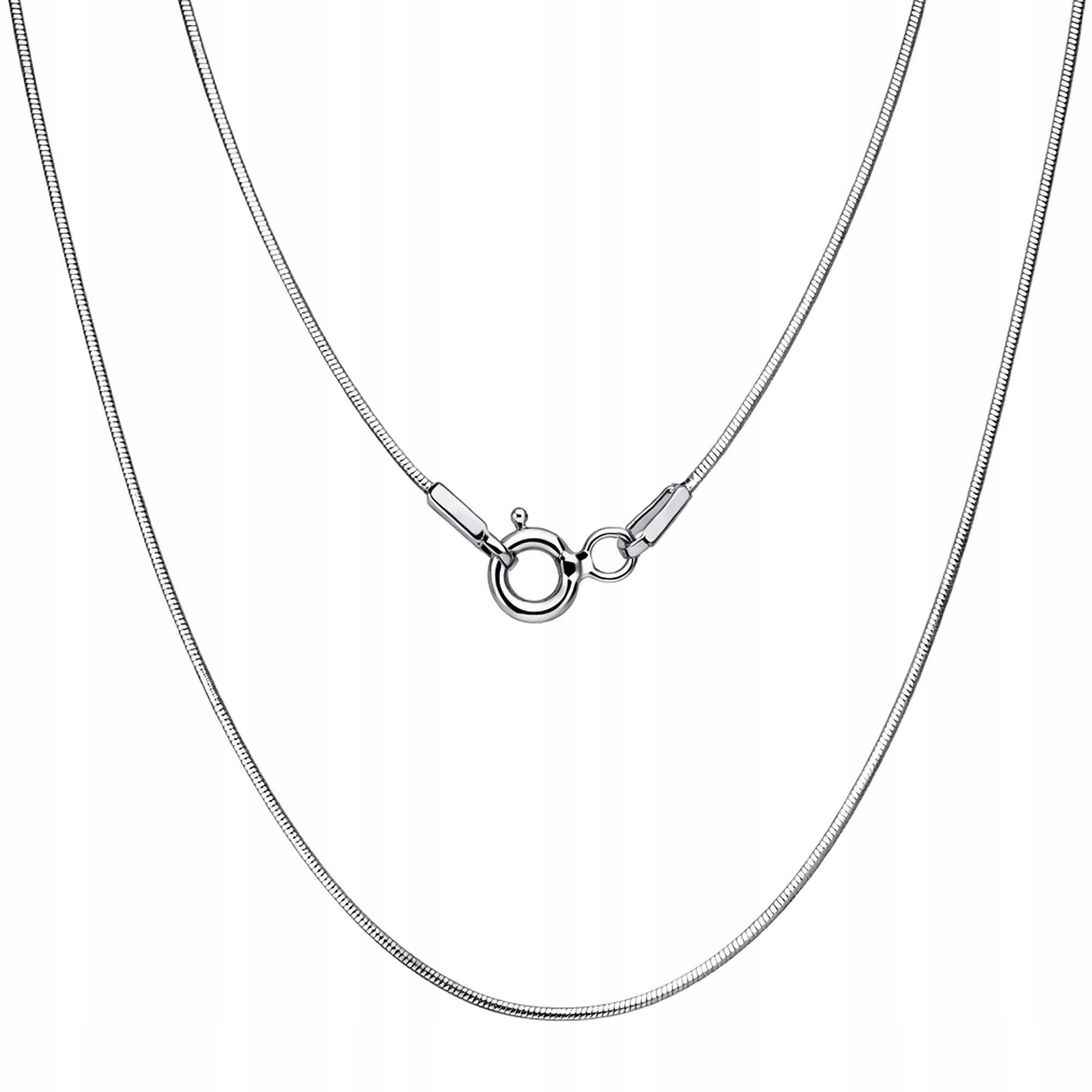 Linka Vlasec Stříbrný Řetízek Diamantový Dámský Pánský 60cm 0.8mm