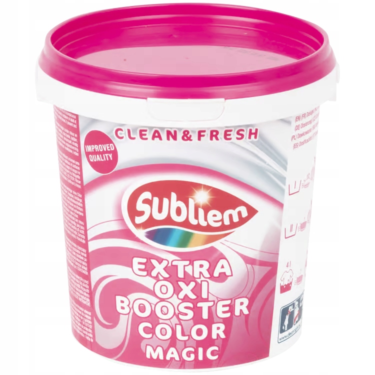 Пятновыводитель в гранулах Subliem Color Magic 900g 0,9 кг для цвета