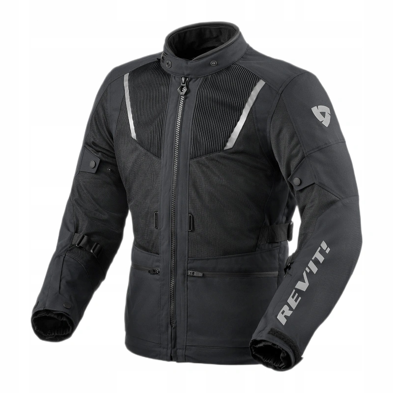 Textilná motocyklová bunda Revit Levante 2 H2O Black čierna