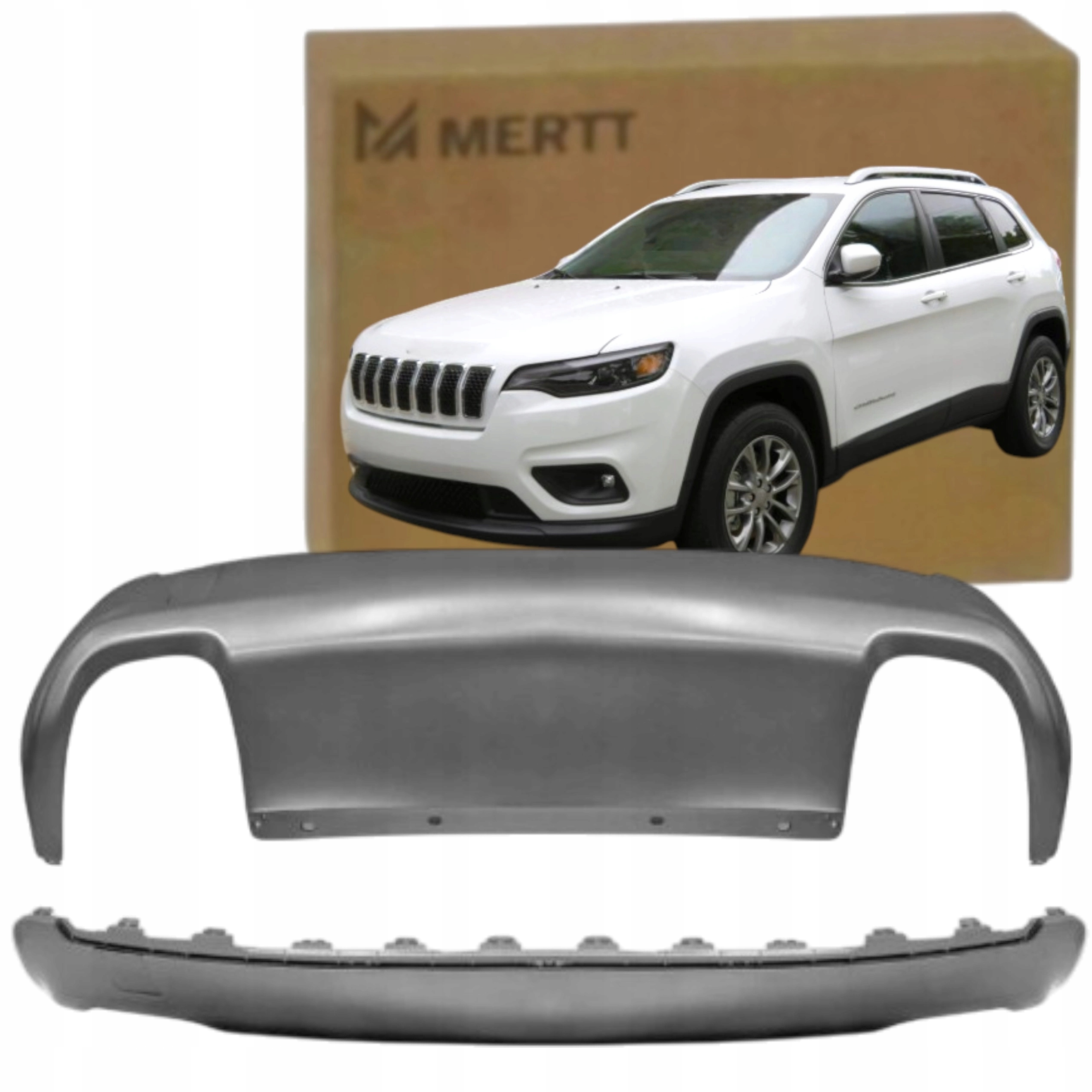 Zadní Nárazník Spodní Grafitový Spoiler Jeep Cherokee Kl 2019-2022 68408245AA