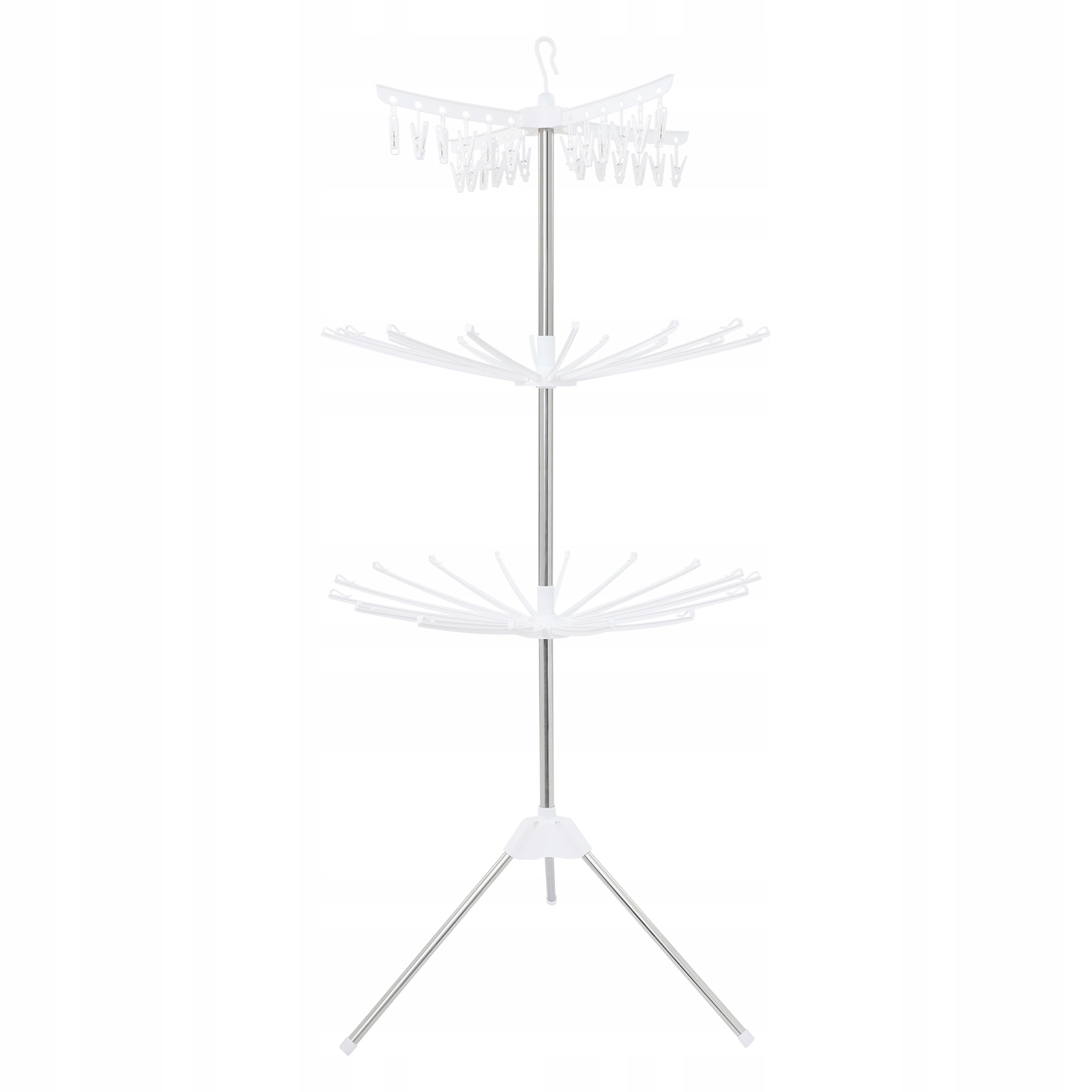 3patrový sušák na prádlo, skládací sušák na prádlo, stojan na oblečení