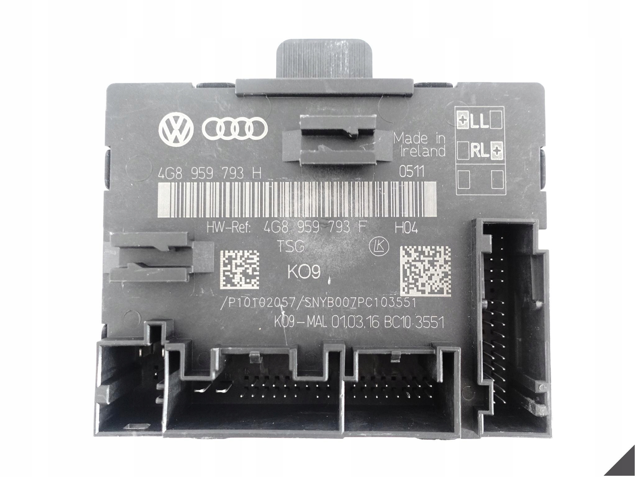 AUDI RS7 S7 A7 4G8 RS6 S6 A6 C7 14-18 LIFT module control unit door left front