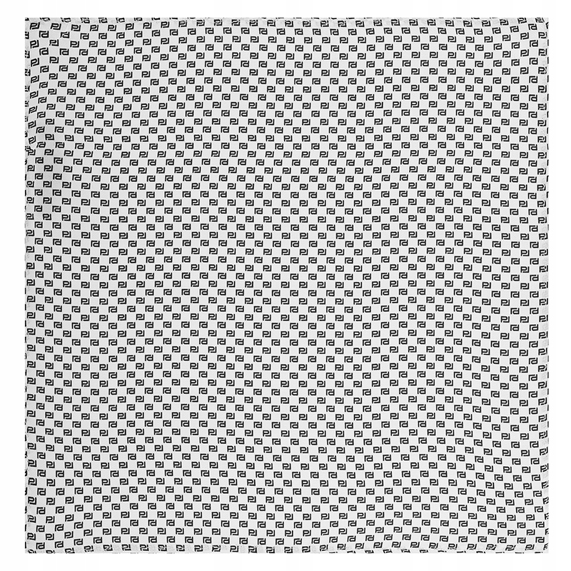 Bílý pánský kapesníček v monogramu Pl Pako Lorente Premium