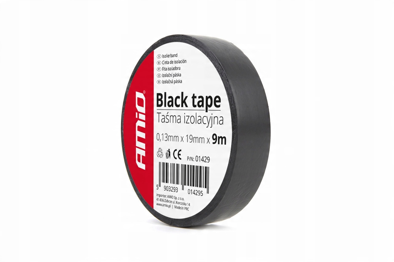 

Taśma Izolacyjna Czarna 19mm x 9m